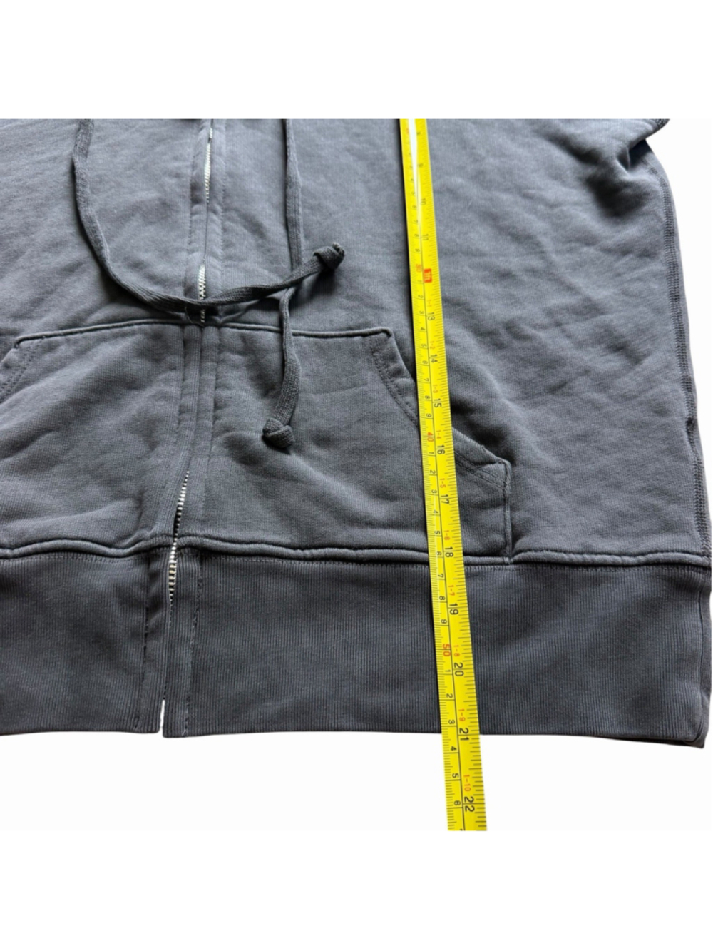 Nili Lotan NWOT Callie Hoodie Zip Up Women's Small Washed Black - Picture 9 of 10
